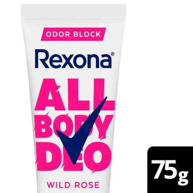 Desodorante Rexona Corporal All Body Deo Wild Rose Creme 75g
