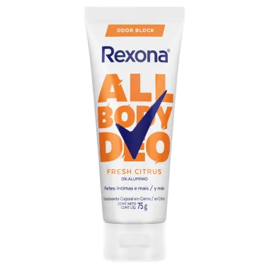 Desodorante Rexona Corporal All Body Deo Fresh Citrus Creme 75g