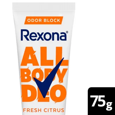 Desodorante Rexona Corporal All Body Deo Fresh Citrus Creme 75g