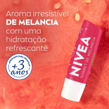 NIVEA Hidratante Labial Sorbet de Melancia Ed. Limitada Moana Disney® Princesa 4,8g