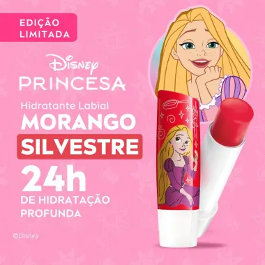 Hidratante Labial Nívea Morango Silvestre Ed. Limitada Rapunzel Disney Princesa 4,8g