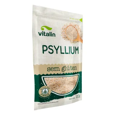 Psyllium em Flocos Vitalin Sachê 100g
