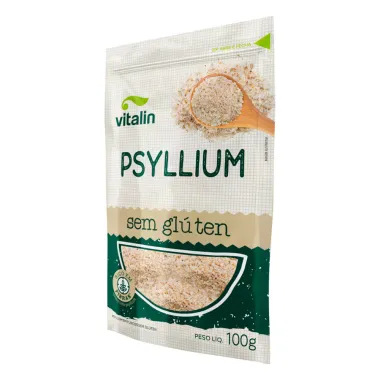 Psyllium em Flocos Vitalin Sachê 100g