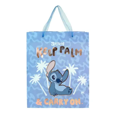 Sacola para Presente Mió Disney Stitch Seda Grande 1 Unidade