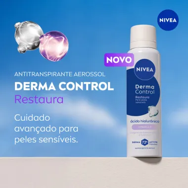Desodorante Nivea Derma Control Restaura Aerossol 72h Antitranspirante 150ml