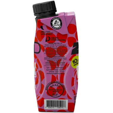 Bebida Láctea Pirancanjuba ZQuad Berry Beat Sabor Morango com 10g de Proteína 250ml