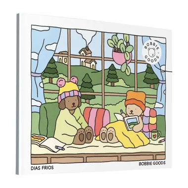 Livro Bobbie Goods Dias Frios com Adesivo Holográfico