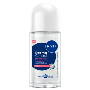 Desodorante Nivea Derma Control Uniformiza  Roll-On Antitranspirante 50ml