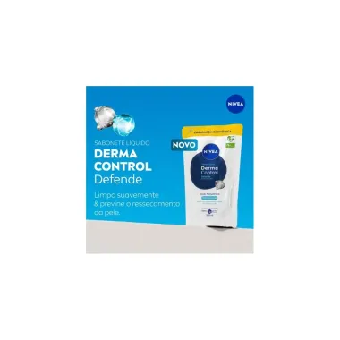 Sabonete Líquido Nivea Derma Control Defende Suave Sachê Refil 200ml