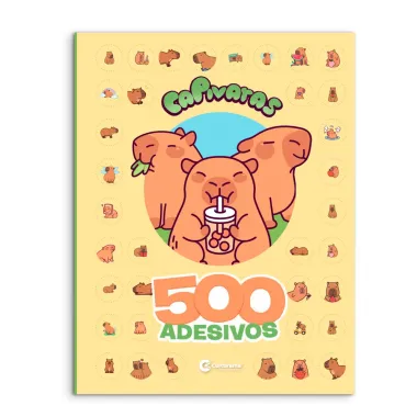 Livro Capivaras Culturama de Atividades para Colorir com 500 Adesivos