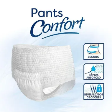 Roupa Íntima Tena Pants Confort Tamanho G/EG Leve 18 e Pague 16 Unidades