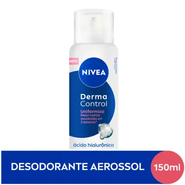 Desodorante Nivea Derma Control Uniformiza 72h Antitranspirante Aerossol 150ml