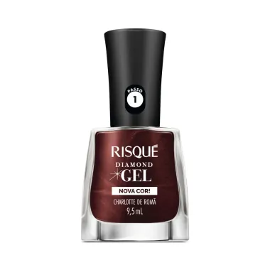 Esmalte Risque Diamond Nova Cor Gel Charlotte Roma 9,5ml