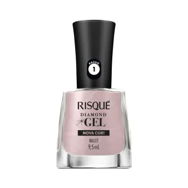 Esmalte Risqué Diamond Gel Nova Cor Ballet 9,5ml