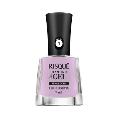 Esmalte Risqué Diamond Gel Nova Cor Buquê de Hortênsias 9,5ml