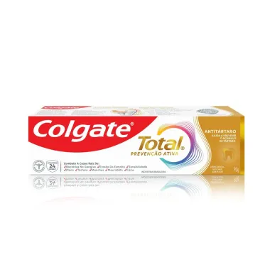 Creme Dental Colgate Total Anti T&aacute;rtaro 90g