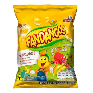 Fandangos Elma Chips Sabor Queijo 45g