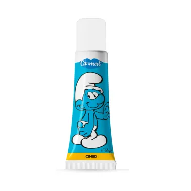 Hidratante Labial Carmed Os Smurfs Blueberry Incolor Personagens Sortidos 10g