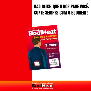 Almofada Térmica Adesiva Bodiheat 12 Horas Com 1 Unidade