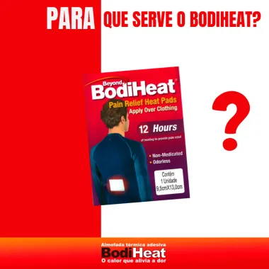 Almofada Térmica Adesiva Bodiheat 12 Horas Com 1 Unidade