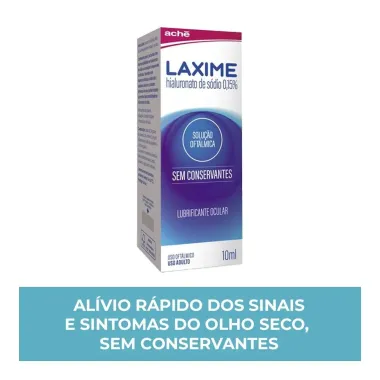 Col&iacute;rio Laxime com 10ml