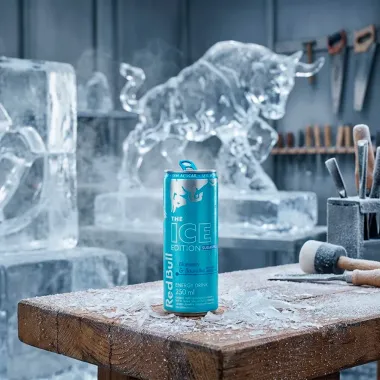 Energ&eacute;tico Red Bull The Winter Edition Sabor Blueberry e Baunilha Zero A&ccedil;&uacute;car 250ml