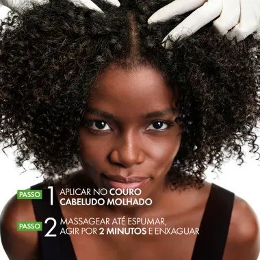 Shampoo Espuma de Limpeza Vichy Dercos Anticaspa Cachos e Crespos 200ml