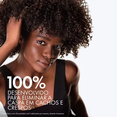 Shampoo Espuma de Limpeza Vichy Dercos Anticaspa Cachos e Crespos 200ml
