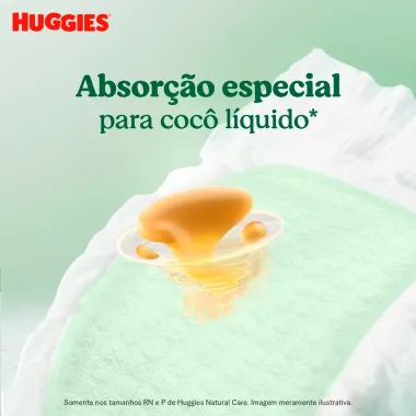 Fralda Huggies Natural Care Tamanho M 78  Unidades Descart&aacute;veis