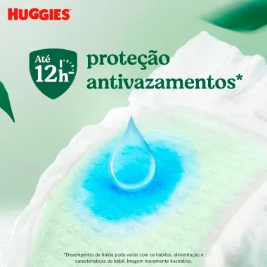 Fralda Huggies Natural Care Tamanho M 78  Unidades Descart&aacute;veis