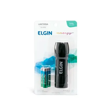 Lanterna Portátil Elgin 9 Leds Energy com 3AAA Alcalina