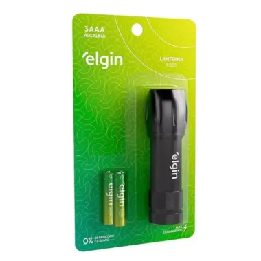 Lanterna Portátil Elgin 9 Leds Energy com 3AAA Alcalina