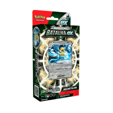Baralho Batalha Ex Pokémon Melmetal Com 60 Cartas