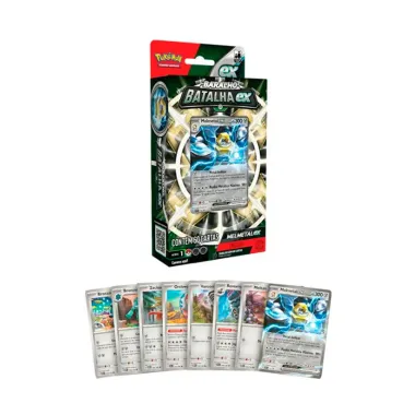 Baralho Batalha Ex Pokémon Melmetal Com 60 Cartas