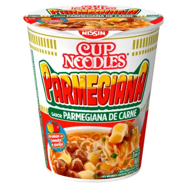 Macarrão Instantâneo Cup Noodles Sabor Parmegiana de Carne 68g