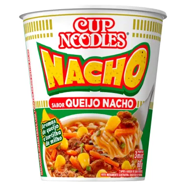 Macarrão Instantâneo Cup Noodles Sabor Queijo Natcho 68g