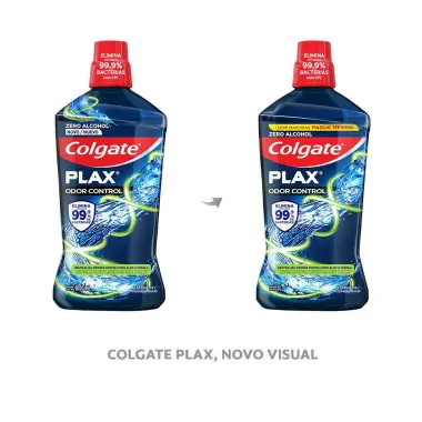 Solução Bucal Colgate Plax Odor Control Leve + Por - 1L