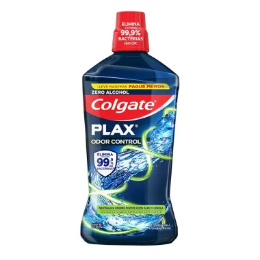 Solu&ccedil;&atilde;o Bucal Colgate Plax Odor Control Leve + Por - 1L