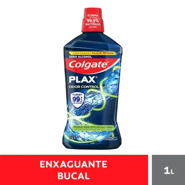Solu&ccedil;&atilde;o Bucal Colgate Plax Odor Control Leve + Por - 1L