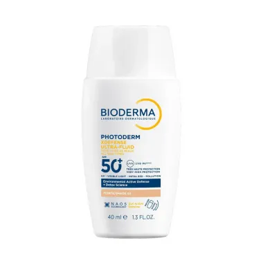 Protetor Solar Bioderma Photoderm XDefense Ultra Fluid FPS 50+ Cor 02 40ml