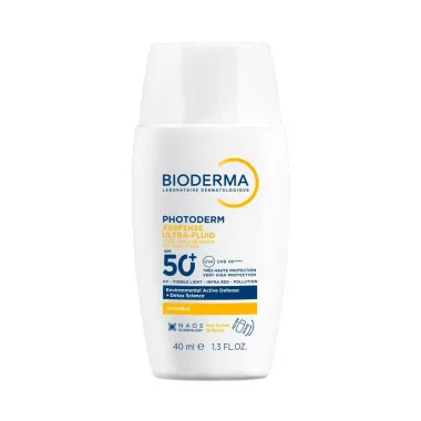 Protetor Solar Bioderma Photoderm XDefense Ultra Fluid FPS 50+ Invisível 40ml