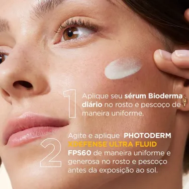 Protetor Solar Bioderma Photoderm XDefense Ultra Fluid FPS 50+ Invisível 40ml