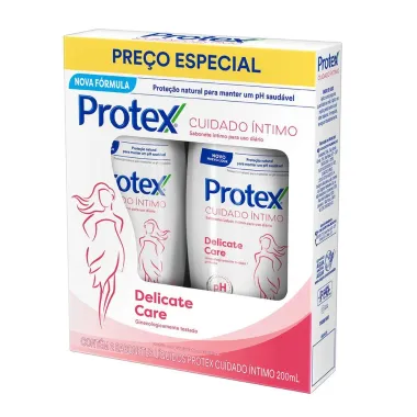 Sabonete Liquido Intimo Protex Cuidado Intimo Delicate Care 2 Unidade 200ml Pre&ccedil;o Especial