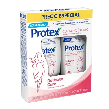Sabonete Liquido Intimo Protex Cuidado Intimo Delicate Care 2 Unidade 200ml Pre&ccedil;o Especial