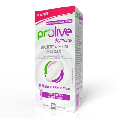Prolive Femme Suplemento Alimentar com 30 Cápsulas