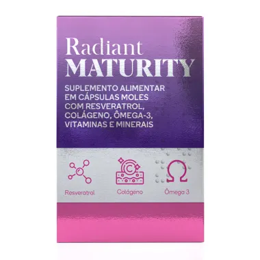 Radiant Maturity Suplemento Alimentar com 60 Cápsulas