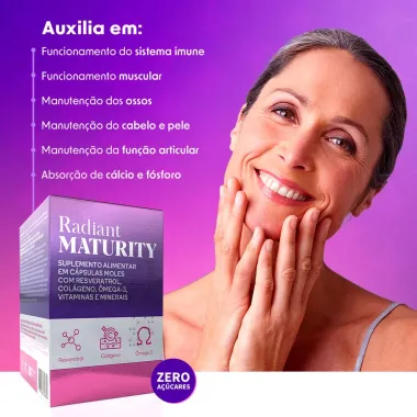Radiant Maturity Suplemento Alimentar com 60 Cápsulas