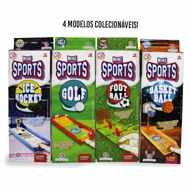 Mini Sports Polibrinq Colecionáveis 5+ Anos Sortidos 1 Unidade