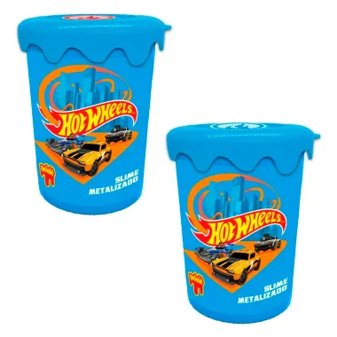 Slime Gelele Metalizado Hot Wheels Sortidos