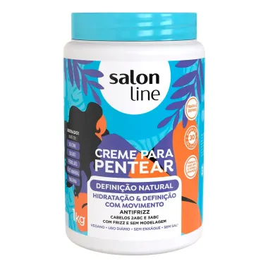 Creme Para Pentear Salon Line Definicao Natural Antifrizz 1Kg